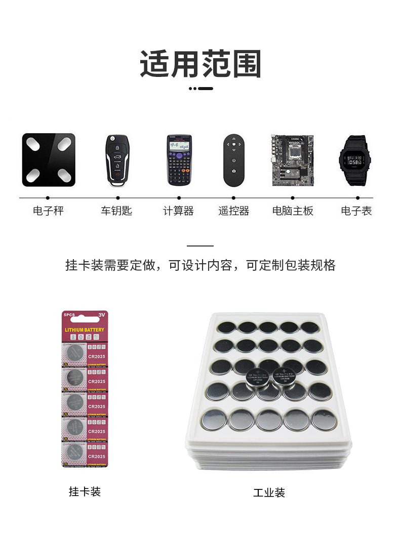 CR2025 - LYW Battery | Custom Lithium Polymer Battery Manufacturer