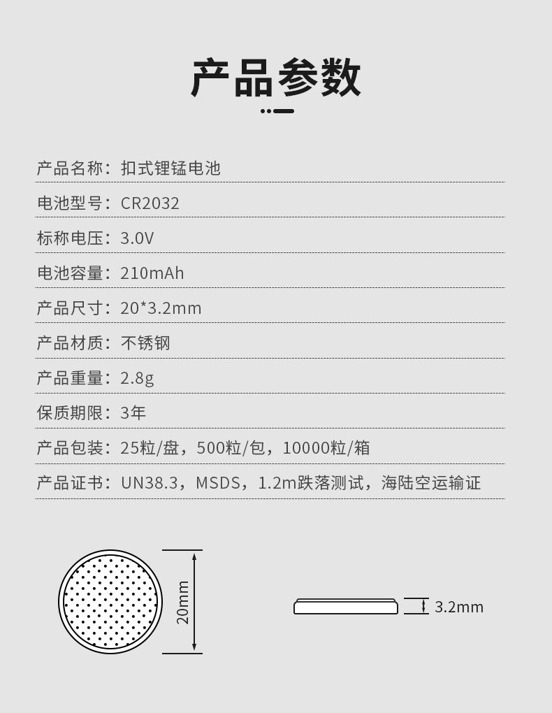 CR2032 - LYW Battery | Custom Lithium Polymer Battery Manufacturer
