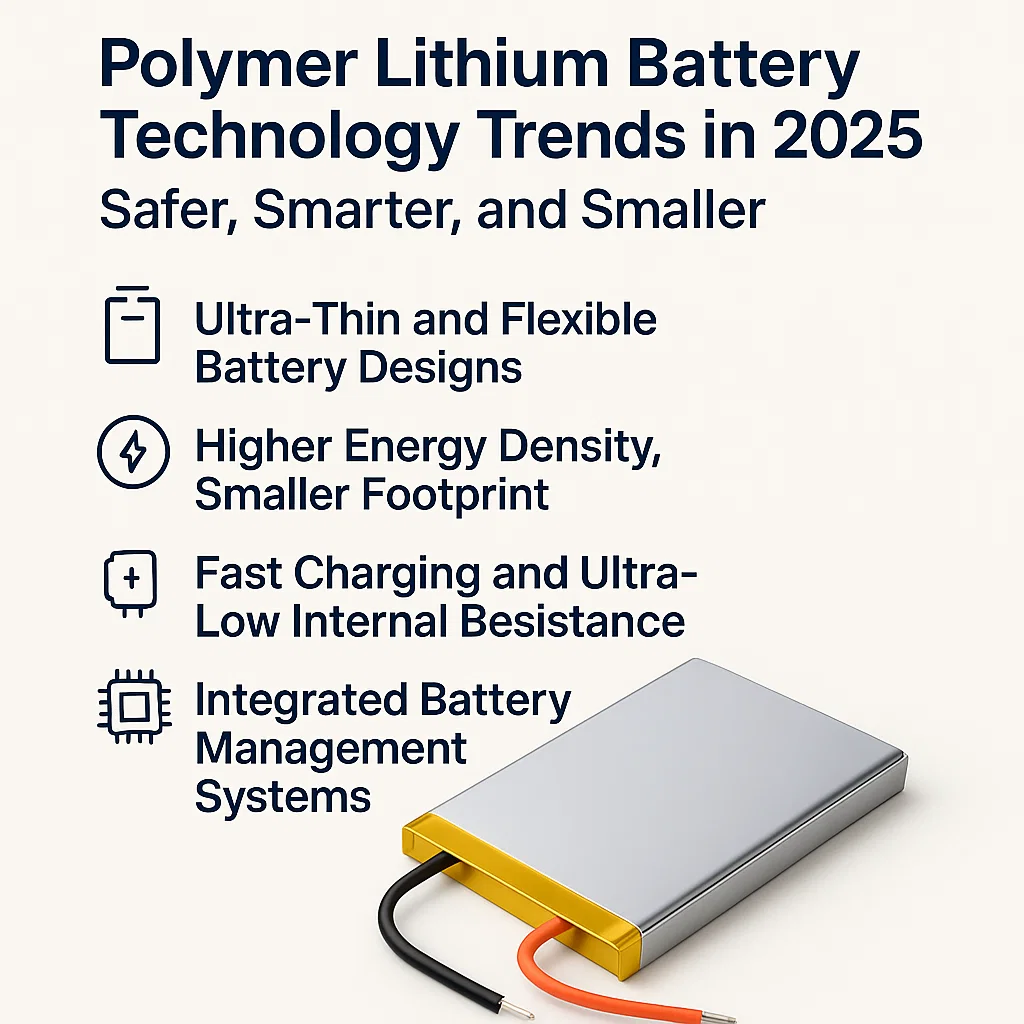 Polymer Lithium Battery Technology Trends in 2025: Safer, Smarter, and Smaller - LYW Battery | Custom Lithium Polymer Battery Manufacturer