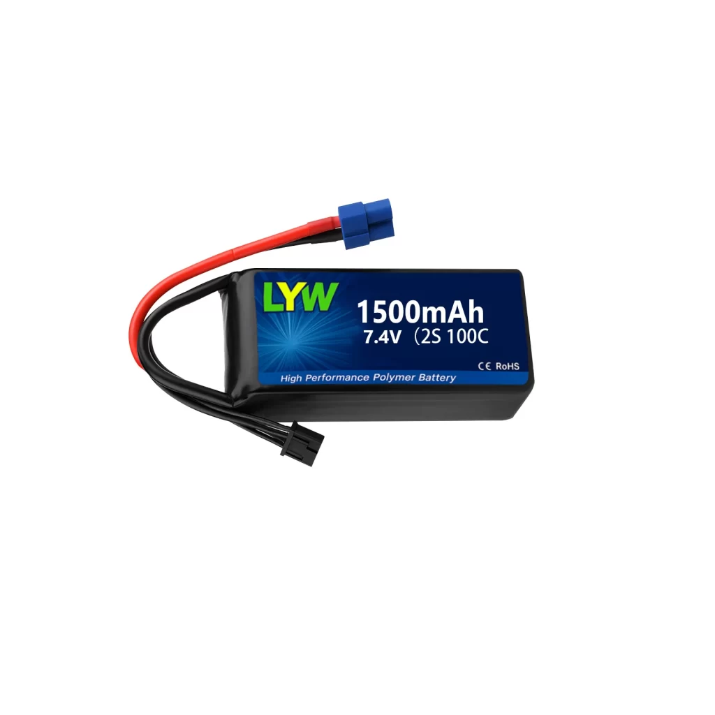 LYW 2200mAh 7.4V 2S 70C Lipo Battery with XT60 Plug - LYW Battery | Custom Lithium Polymer Battery Manufacturer